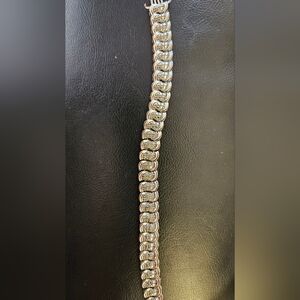 Chic Silvertone Bracelet